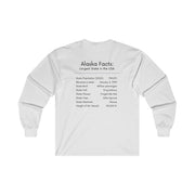 Alaska Facts Unisex Long Sleeve T-Shirt - thecruisenavigator.com