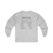 Alaska Facts Unisex Long Sleeve T-Shirt - thecruisenavigator.com