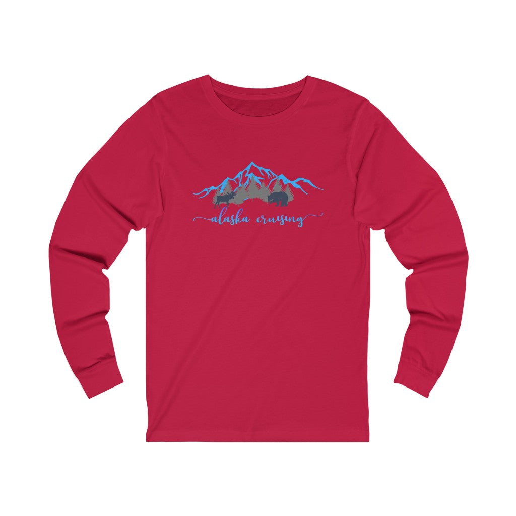 Unisex Alaska Cruising Long Sleeve T-Shirt - thecruisenavigator.com