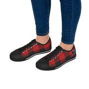 Women's Alaska Plaid Low Top Sneakers - thecruisenavigator.com